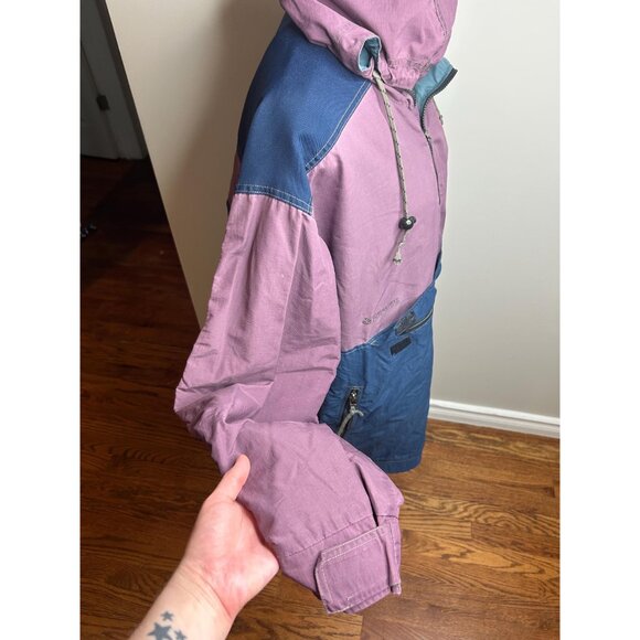 Men’sColumbia splash jacket ski jacket coat 90s front pocket hood blue- medium - Picture 8 of 10